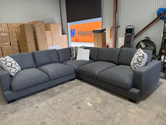 Lexington Cloud Corner Lounge - Dark Grey