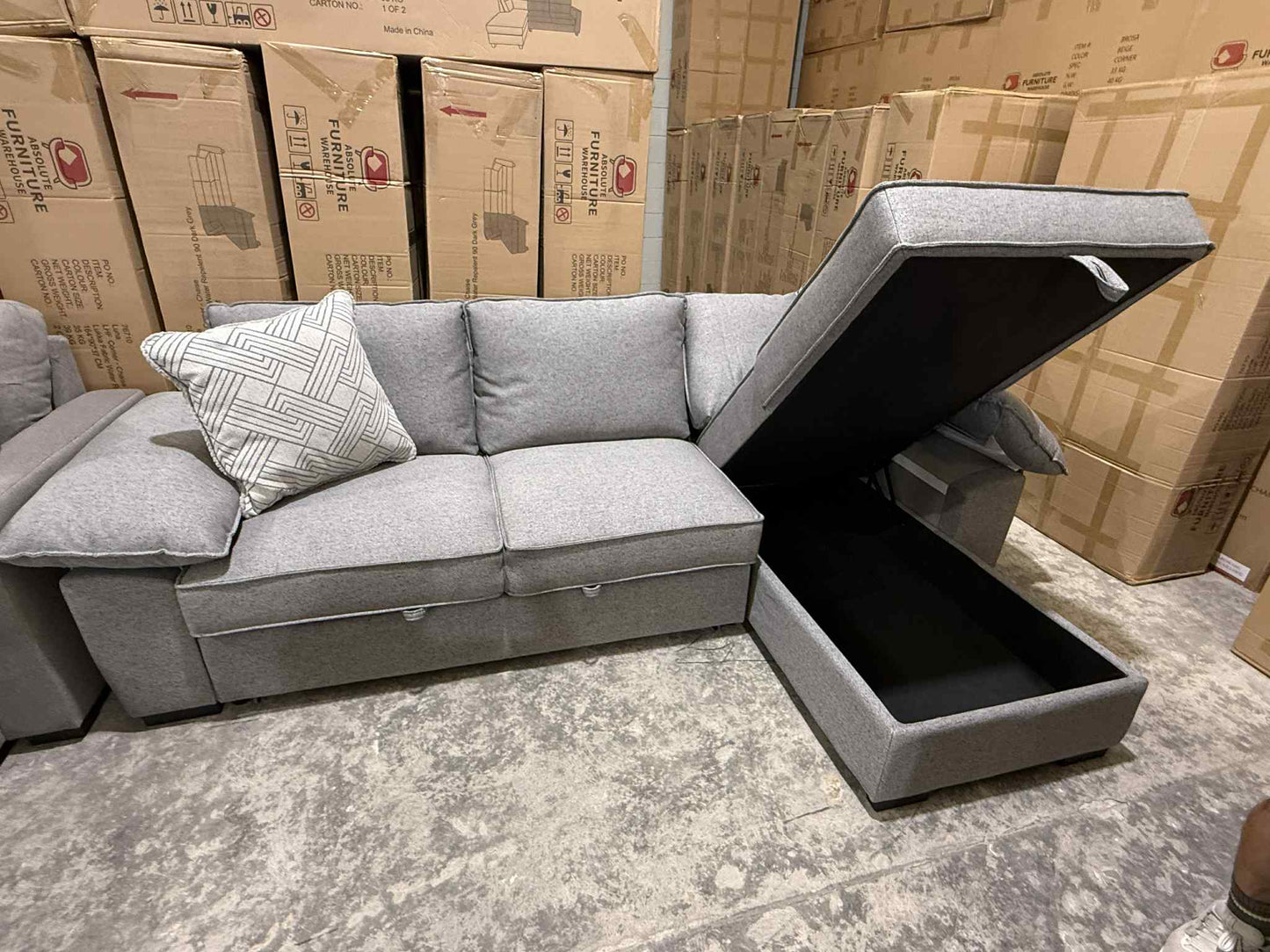 Oslo Large Deep Seated 3 Seater Sofa Bed