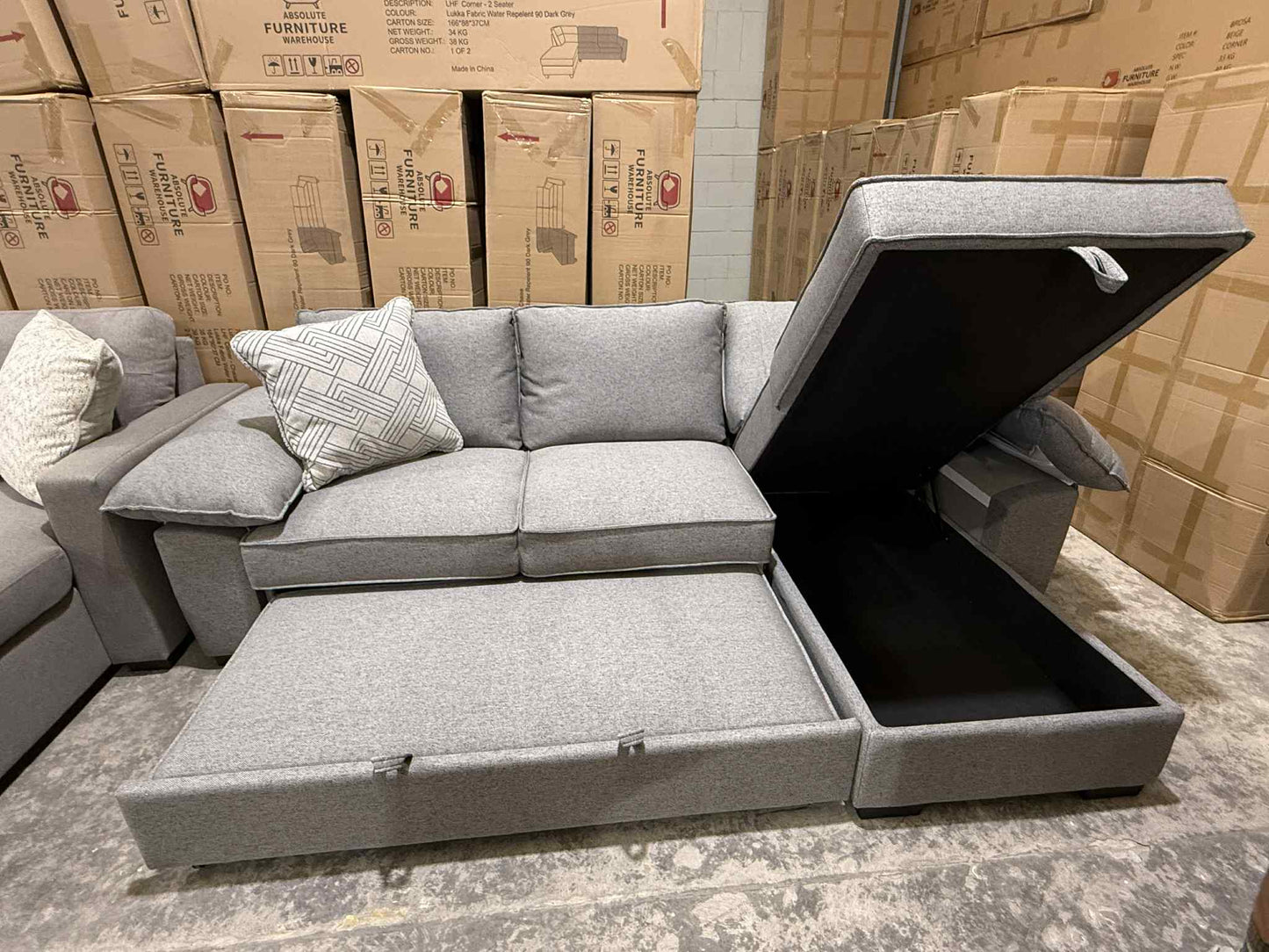 Oslo Large Deep Seated 3 Seater Sofa Bed