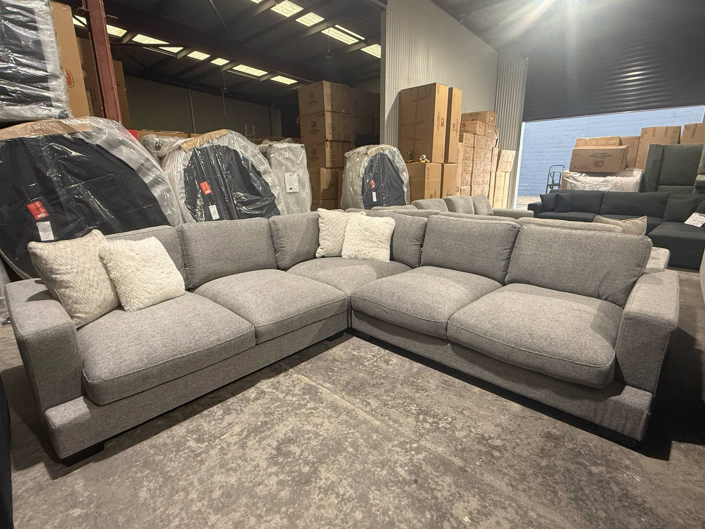 Lexington Cloud Corner Lounge - Grey