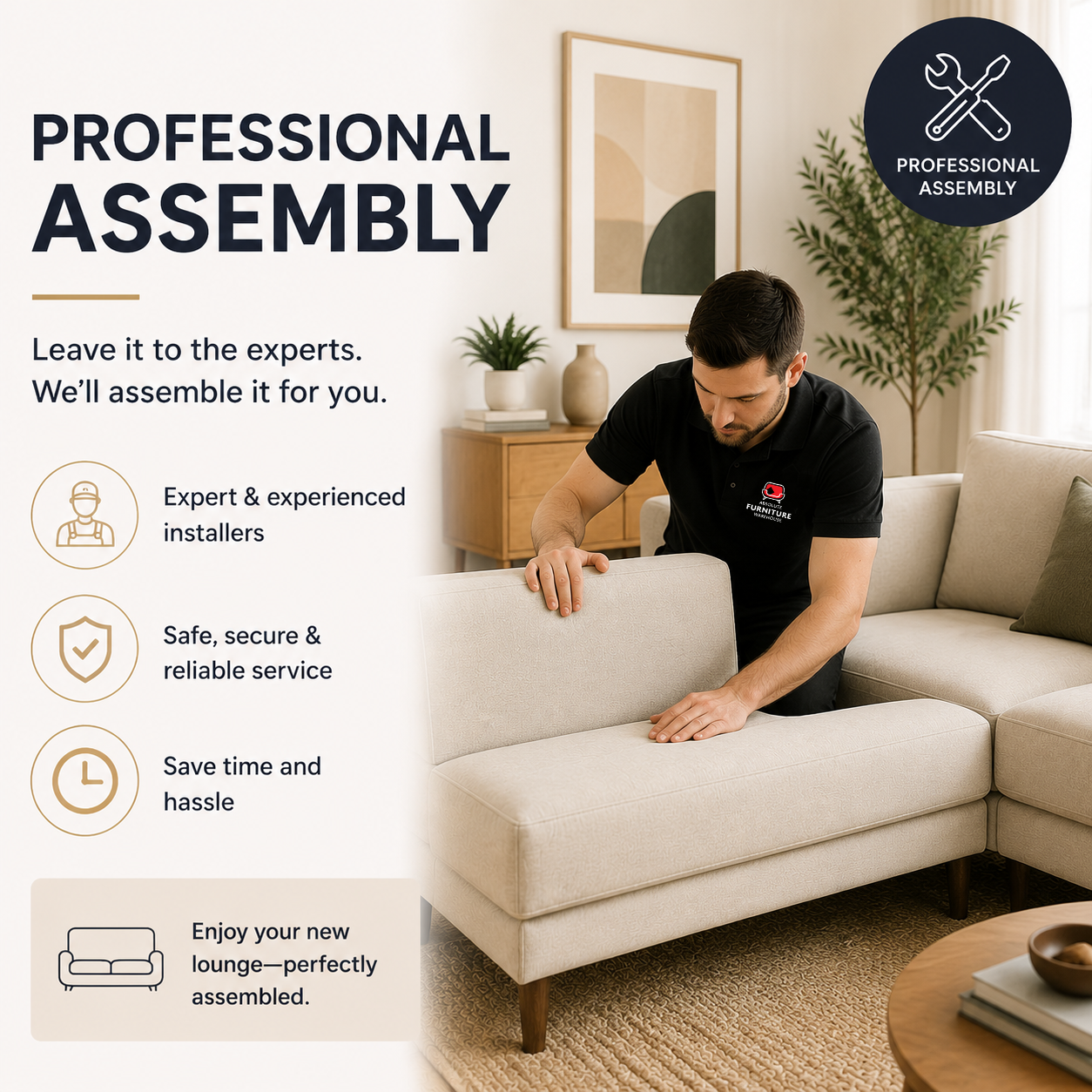 Professional Assembly & Rubbish Removal $80