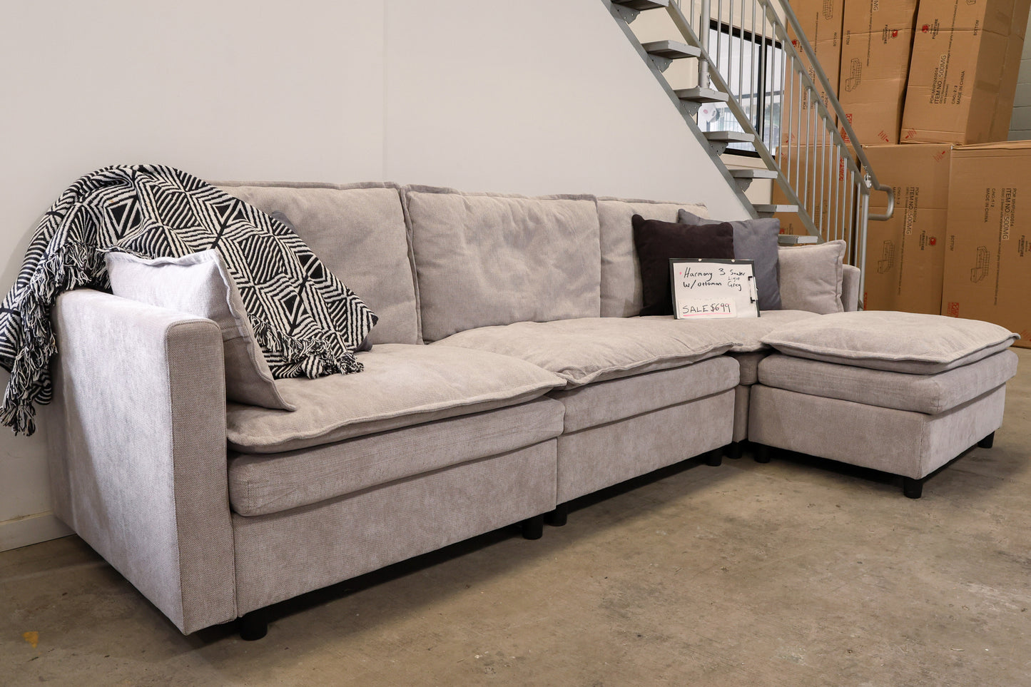 Harmony Lounge - Light Grey