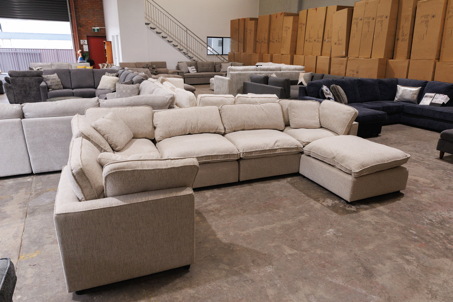 Willow Cloud Modular Corner Lounge