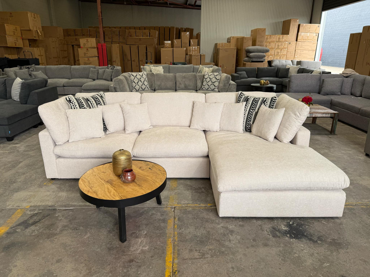 Oversized Cloud 3 Seater - Deep Seated
