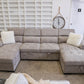 Ordelia Double Chaise Lounge with Sofa Bed & Storage