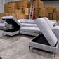Capital U Shape Lounge with Sofa Bed & Storage