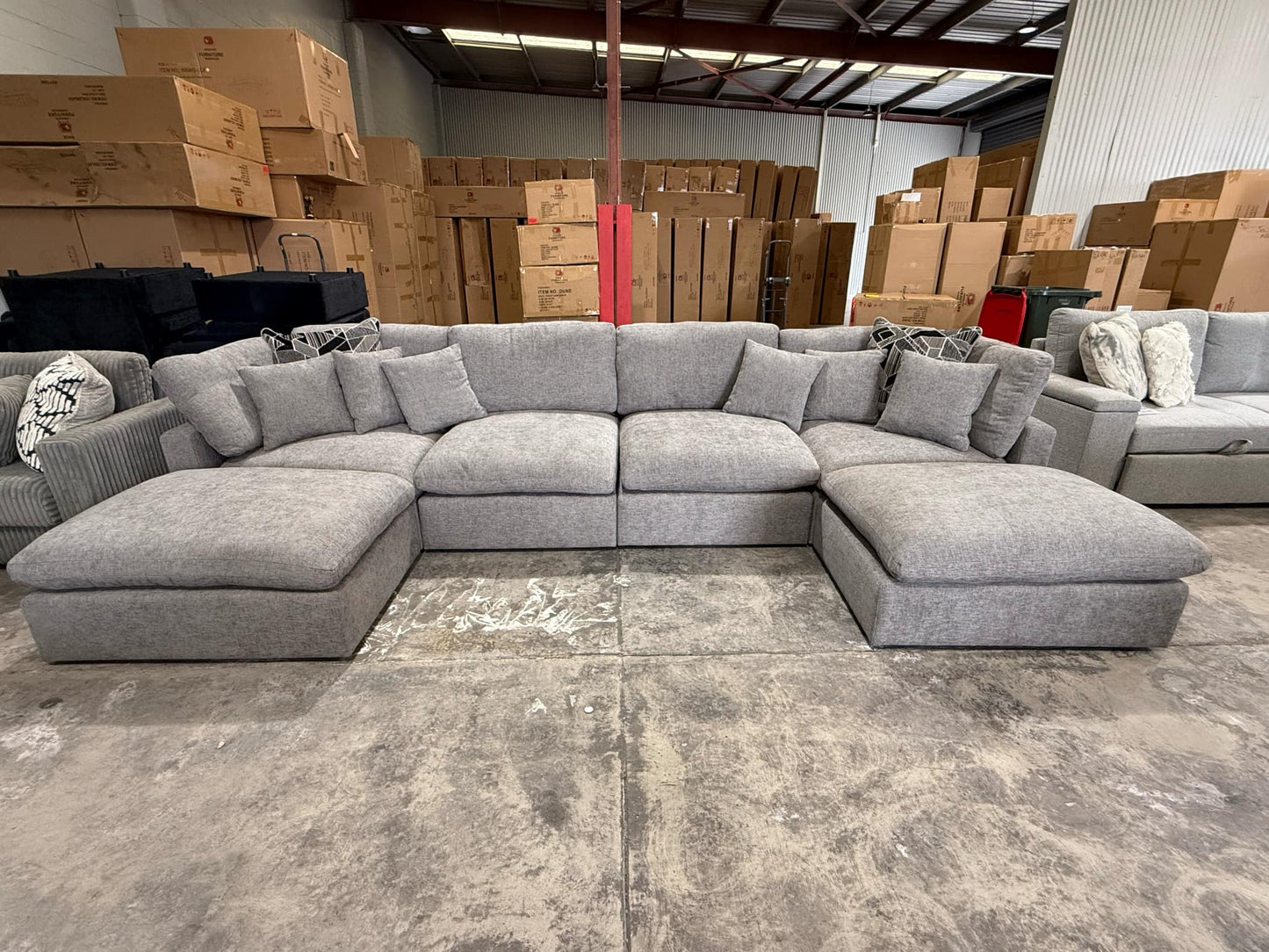 Dune 6 Piece Sectional Luxury Suite