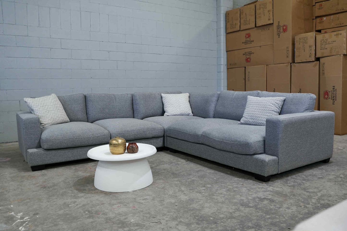 Lexington Cloud Corner Lounge - Grey