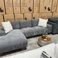 Vienna Chaise Lounge - Dark Grey