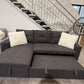 Devlin 3 Seater Sofa Bed – Reversible Chaise & Storage - Dark Grey