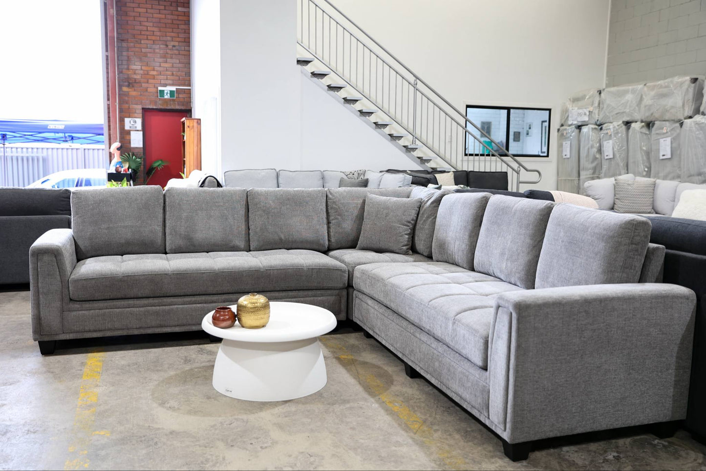 Arlo Corner Lounge - Grey