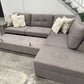 Zullo L Shape Lounge with Sofa Bed, Storage & Ottoman