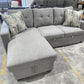 Madison 3 Seater Sofa Bed – Light Grey - Reversible Chaise & Storage