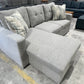Madison 3 Seater Sofa Bed – Light Grey - Reversible Chaise & Storage
