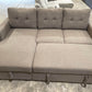 Madison 3 Seater Sofa Bed – Medium Grey - Reversible Chaise & Storage