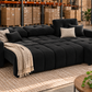 couch with reversible chaise