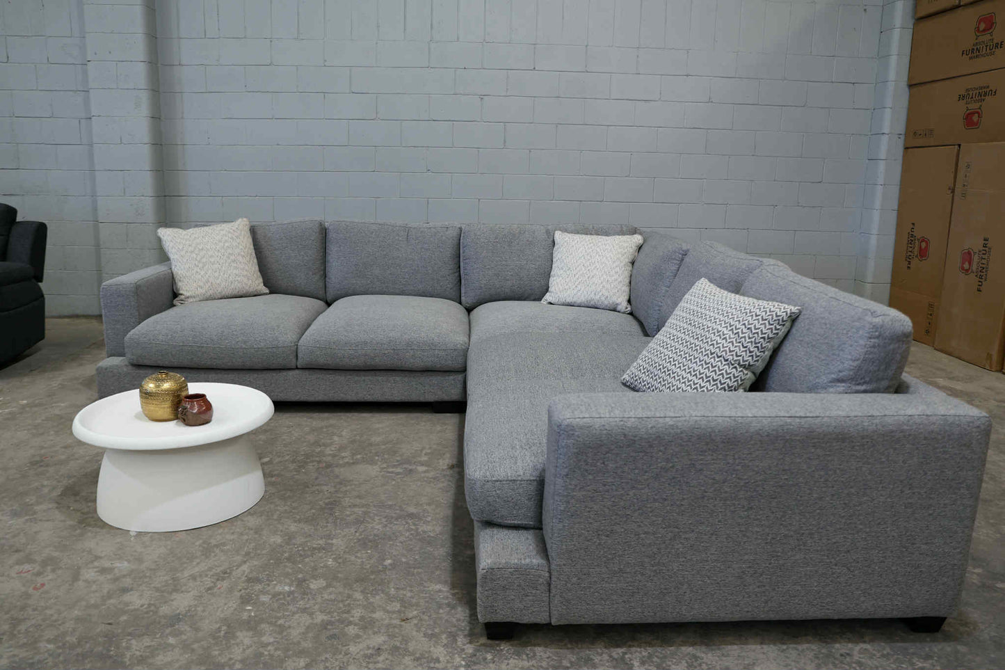 Lexington Cloud Corner Lounge - Grey