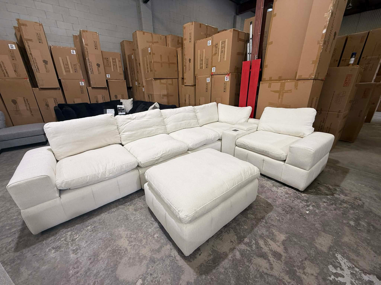 Emerson Cloud Modular Lounge with Ottoman