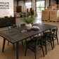 Black Dining Set - Dining Table with Matching Dining Chairs