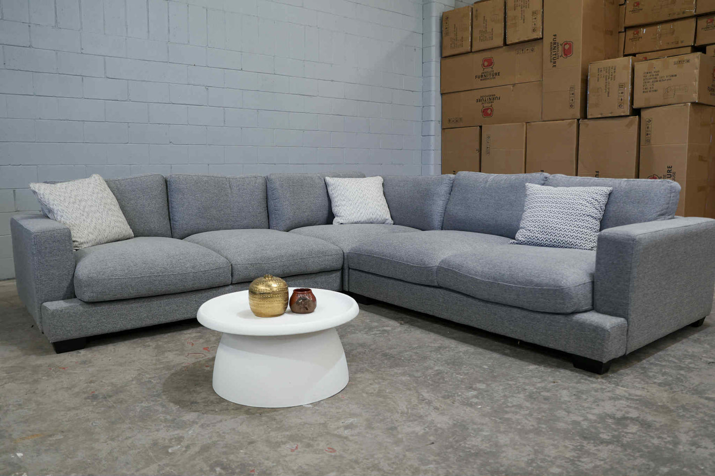 Lexington Cloud Corner Lounge - Grey