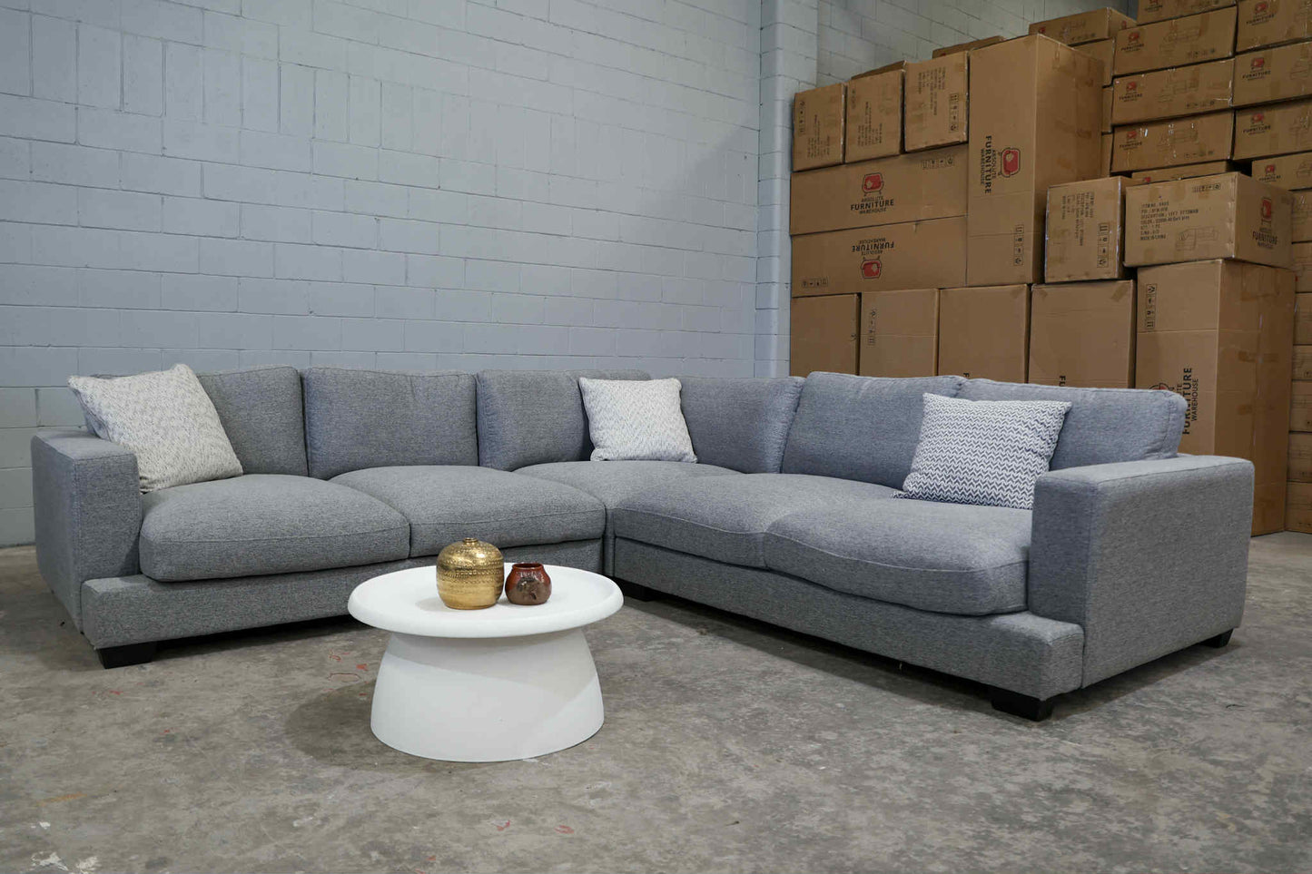 Lexington Cloud Corner Lounge - Grey