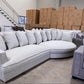 Vogue Curved Chaise Lounge - Grey