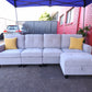 4 Seater with Storage Ottoman
