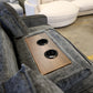 Hansen Reversible Sofa Bed With USB / C Port, Tray With Cup Holders