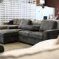 Hansen Reversible Sofa Bed With USB / C Port, Tray With Cup Holders