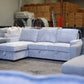 Hansen Reversible Sofa Bed With USB / C Port, Tray With Cup Holders - LG