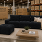 3 seater sofa couch L shape with Ottoman