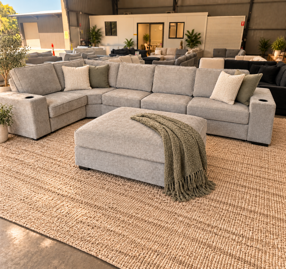 large family lounge for media room on sale
