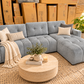 lounge with storage and sleeper 
