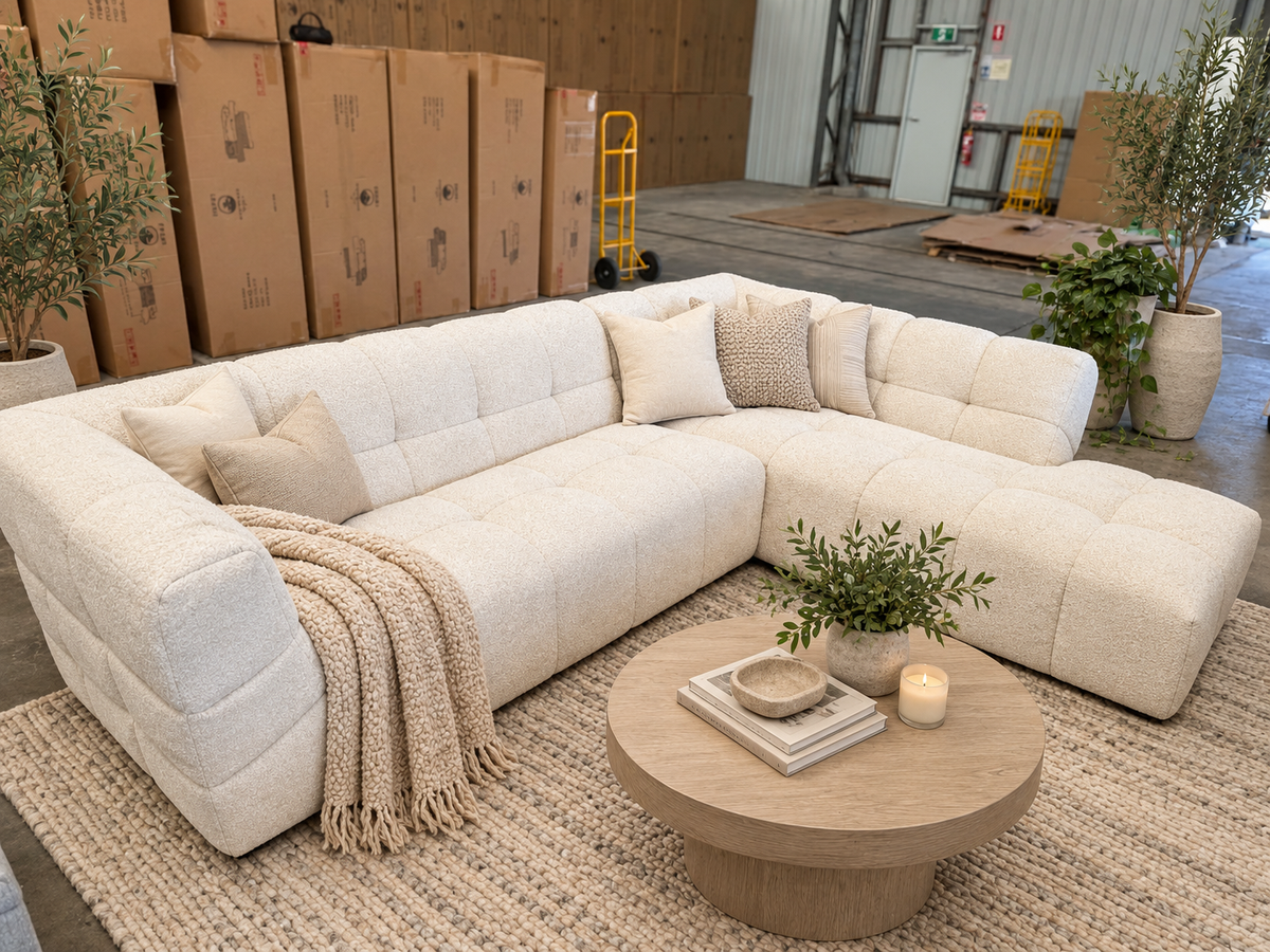 beige comfy soft couch