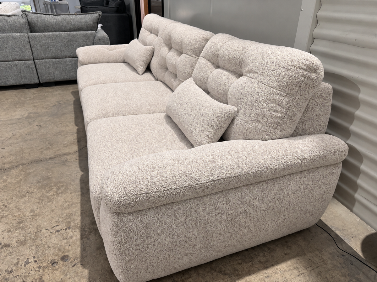 Electric Sliding Lounge Brisbane – Modern electric sliding lounge with plush upholstery and adjustable seating, available at Absolute Furniture Warehouse Brisbane