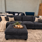 Samson Modular Lounge Set Dark Grey