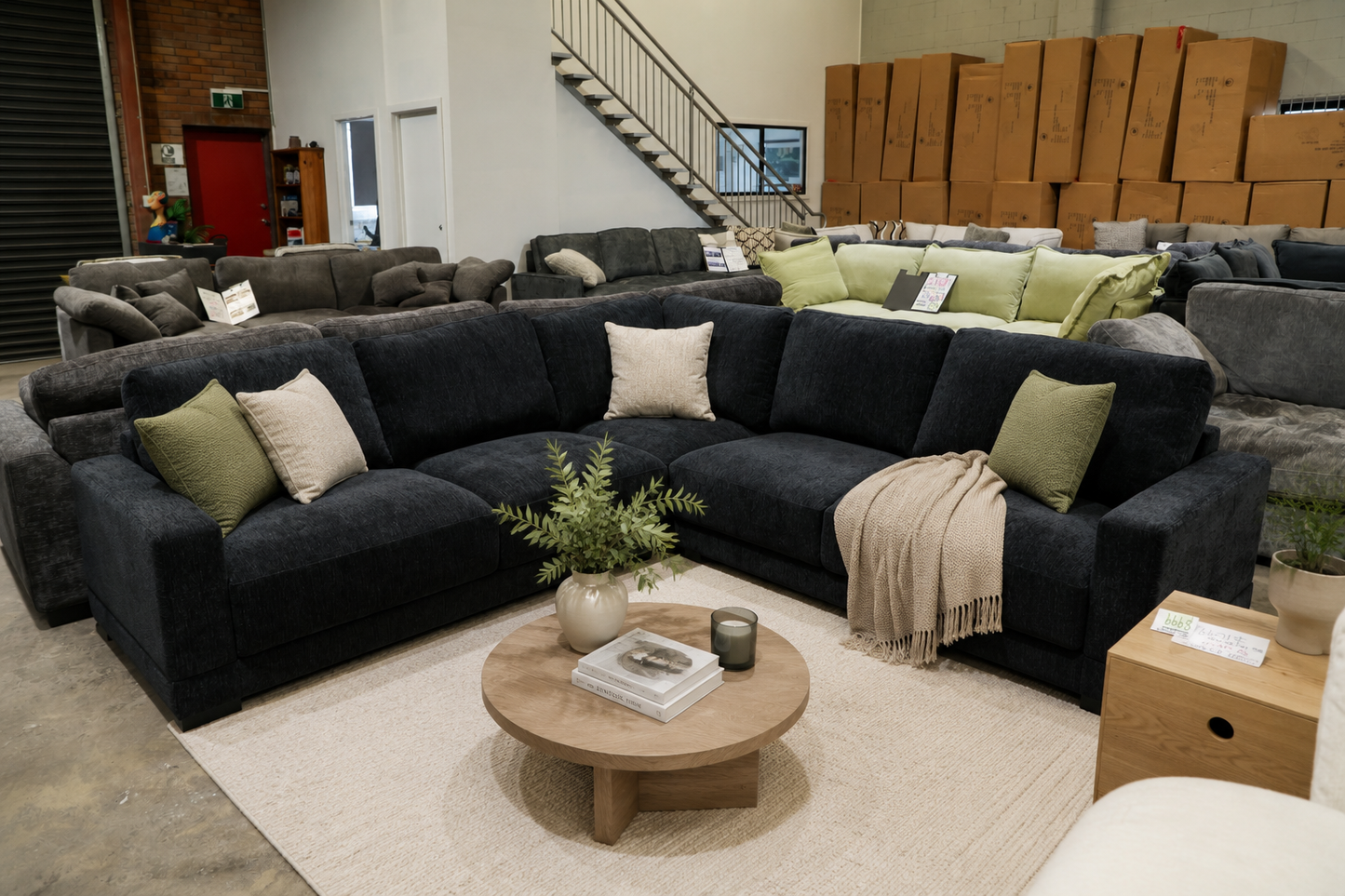 5 seater corner couch 250cm length