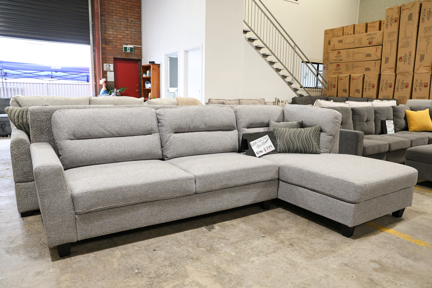 Luna L Shape Chaise Lounge