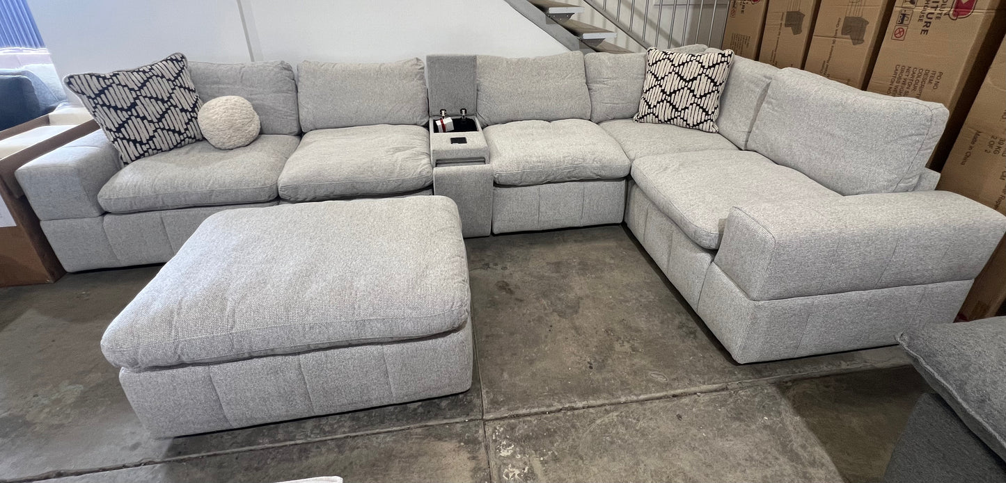 Emerson Cloud Modular Lounge with Ottoman