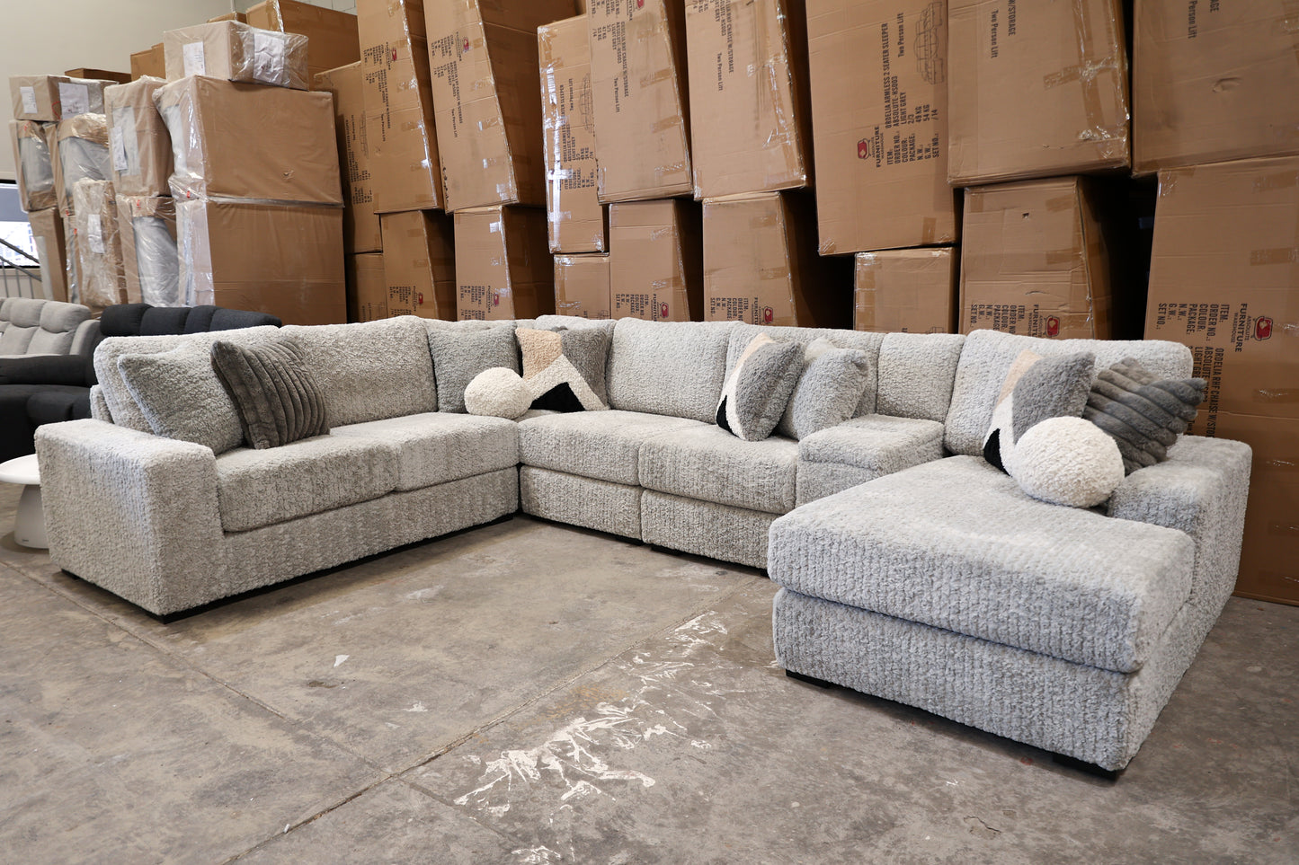 Lennox Large U Shaped Sofa