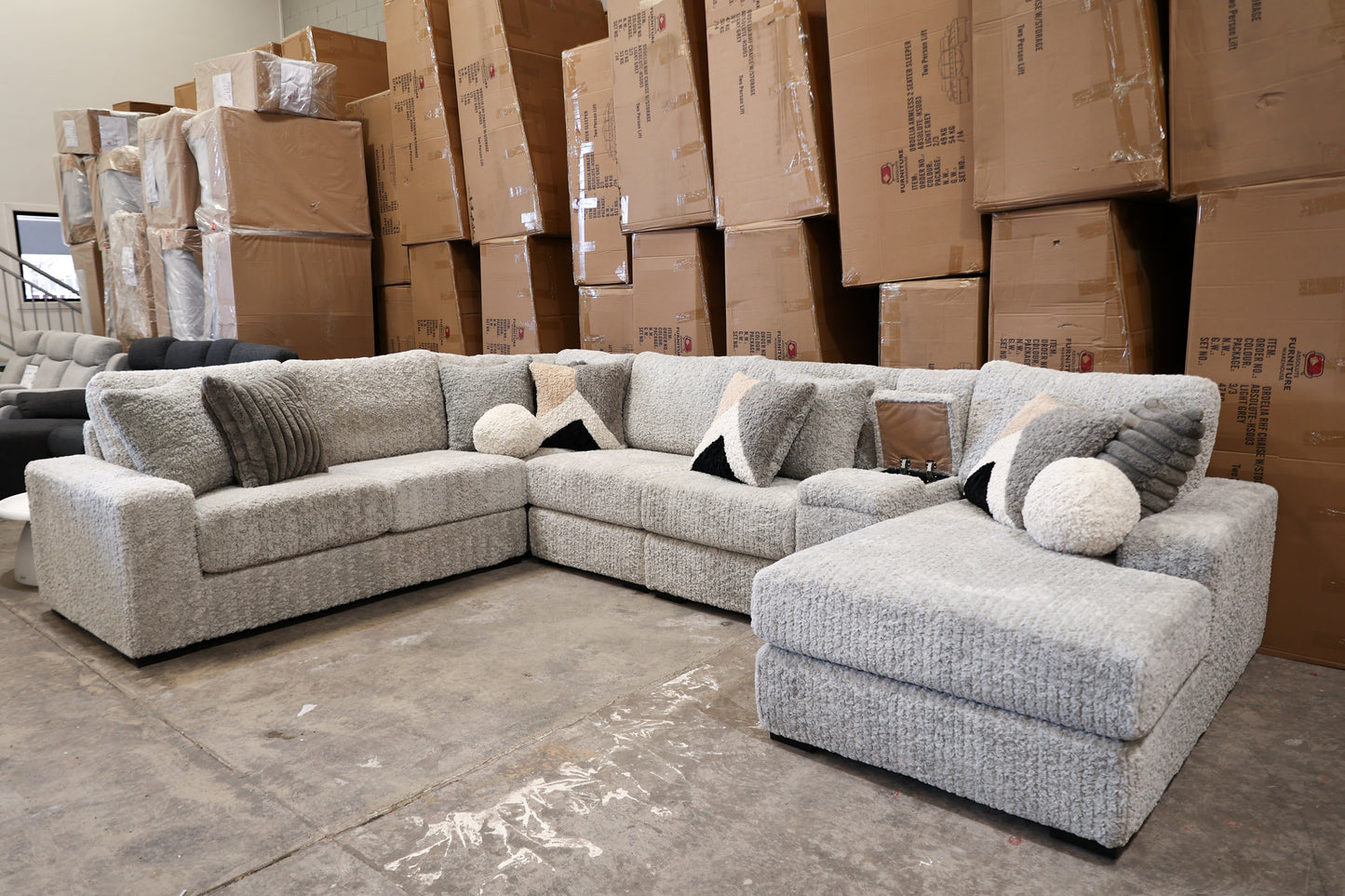 Lennox Large U Shaped Sofa