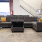 Modular Corner Lounge Suite - Dark Grey