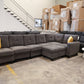 Modular Corner Lounge Suite - Dark Grey