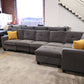Modular Corner Lounge Suite - Dark Grey