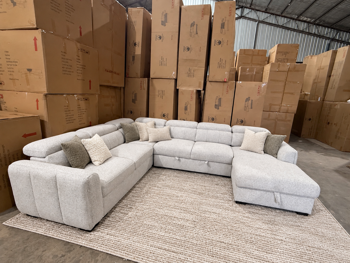perfect family couch for movie night and entertaining