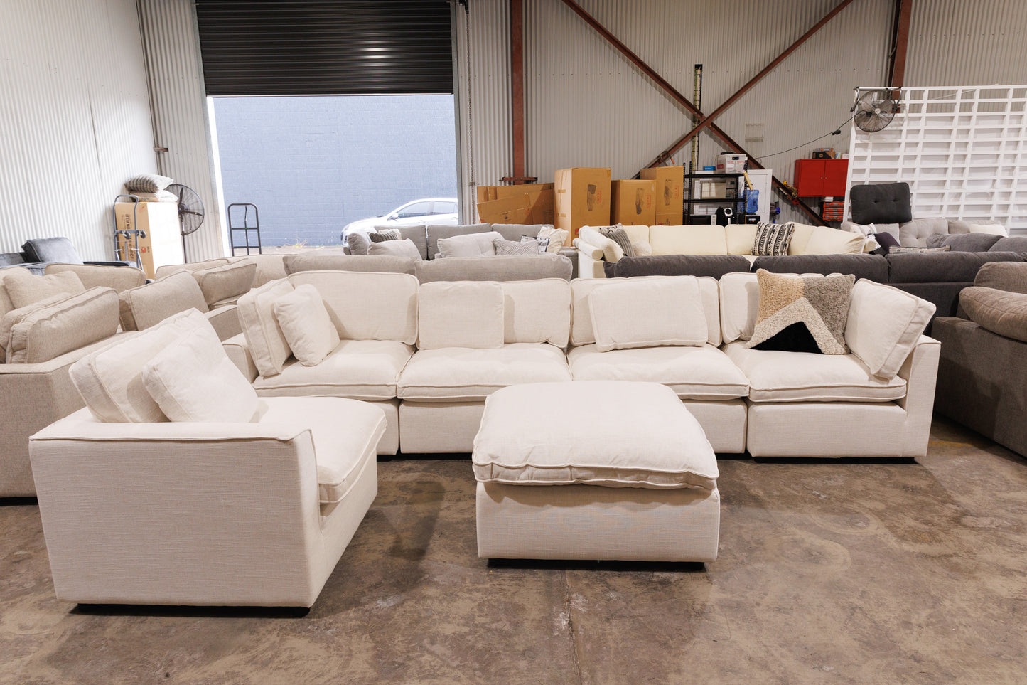Willow Cloud Modular Lounge