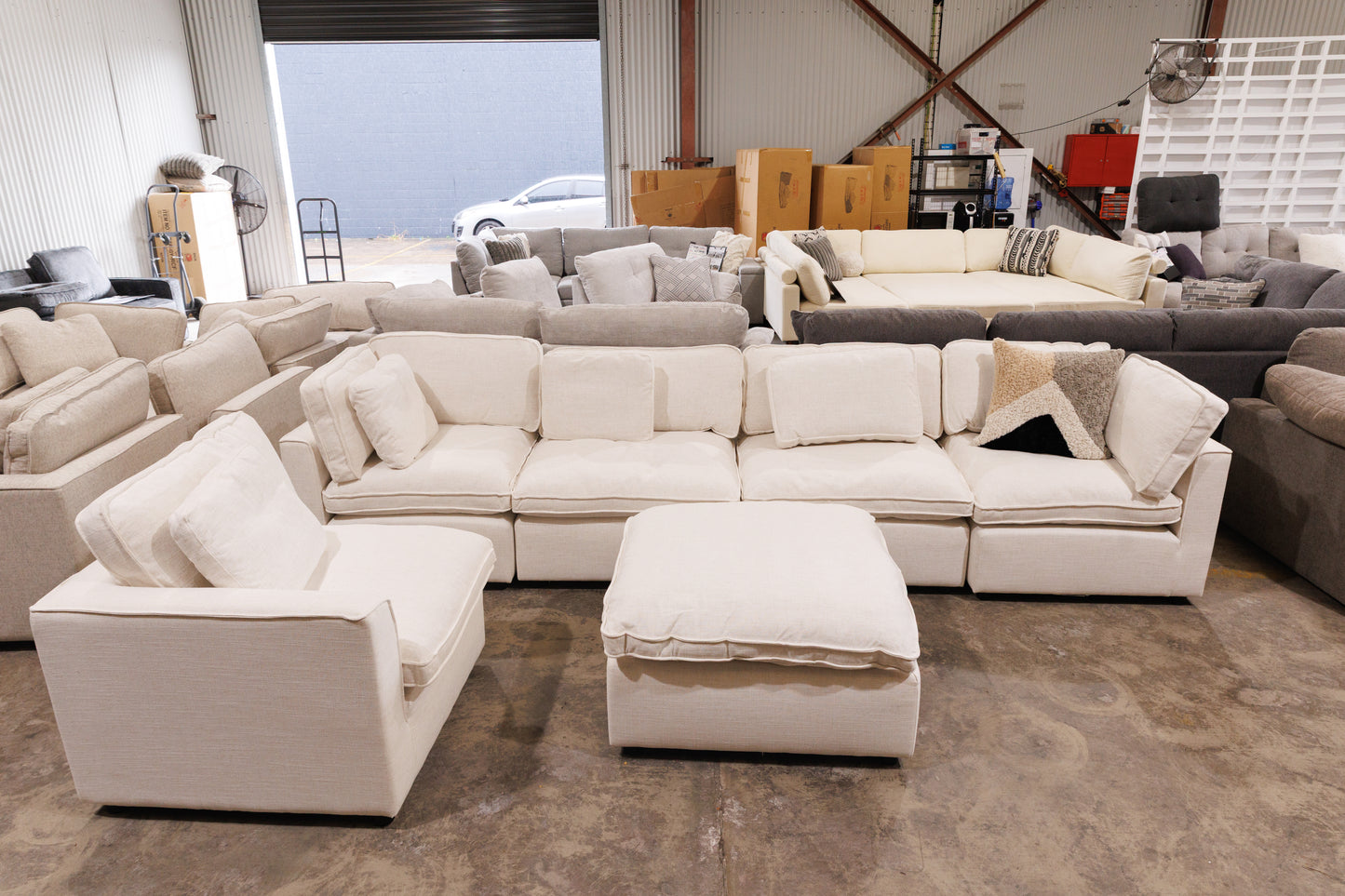 Willow Cloud Modular Lounge