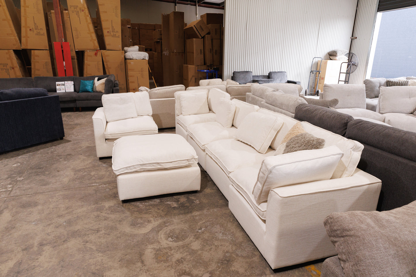 Willow Cloud Modular Lounge