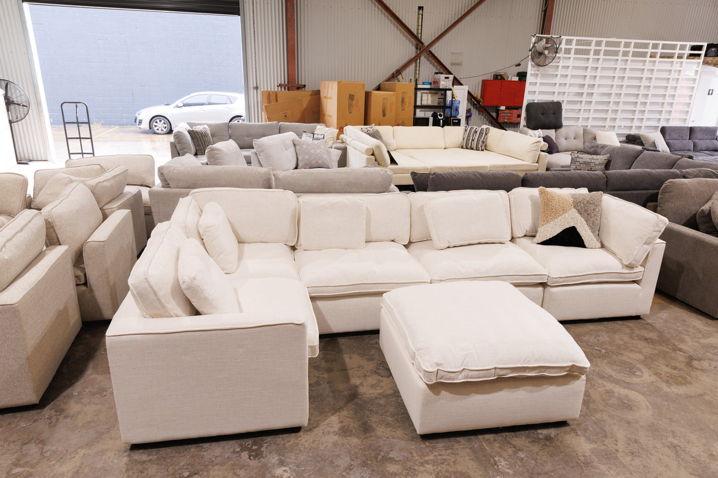 Willow Cloud Modular Lounge