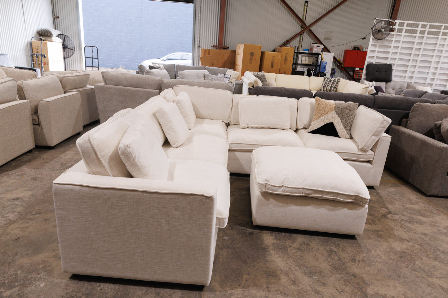 Willow Cloud Modular Lounge